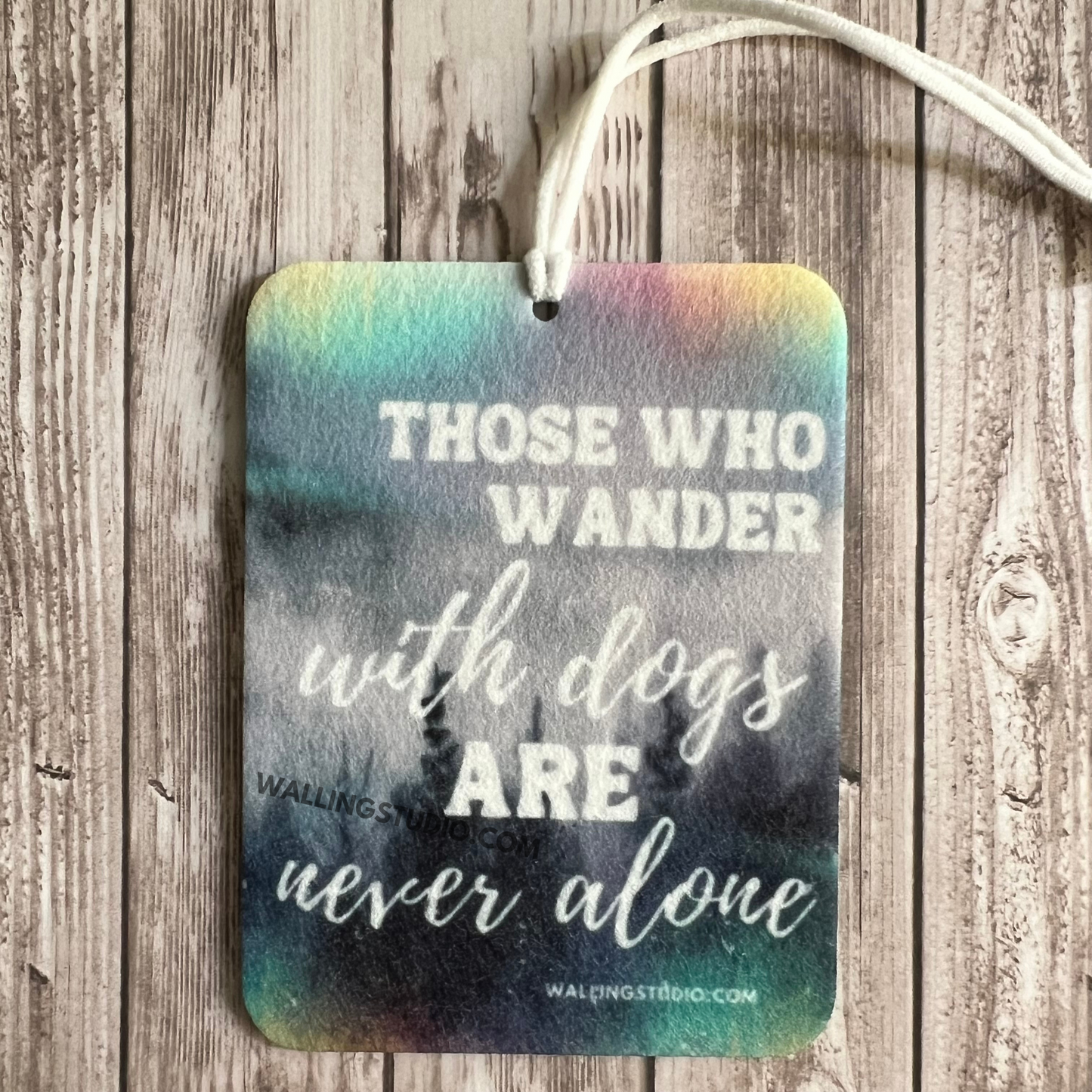 Those Who Wander | Air Freshener | Custom Car Freshie | Car Freshener | Dog Lovers | Stocking Stuffers