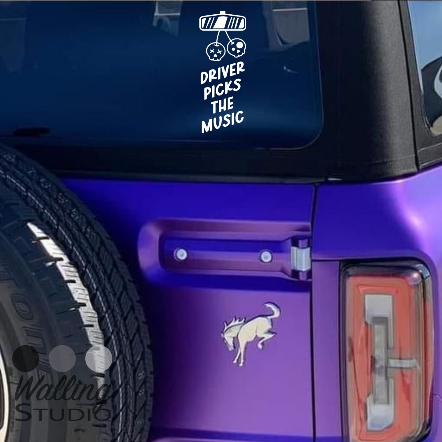 Driver Picks the Music Decal
