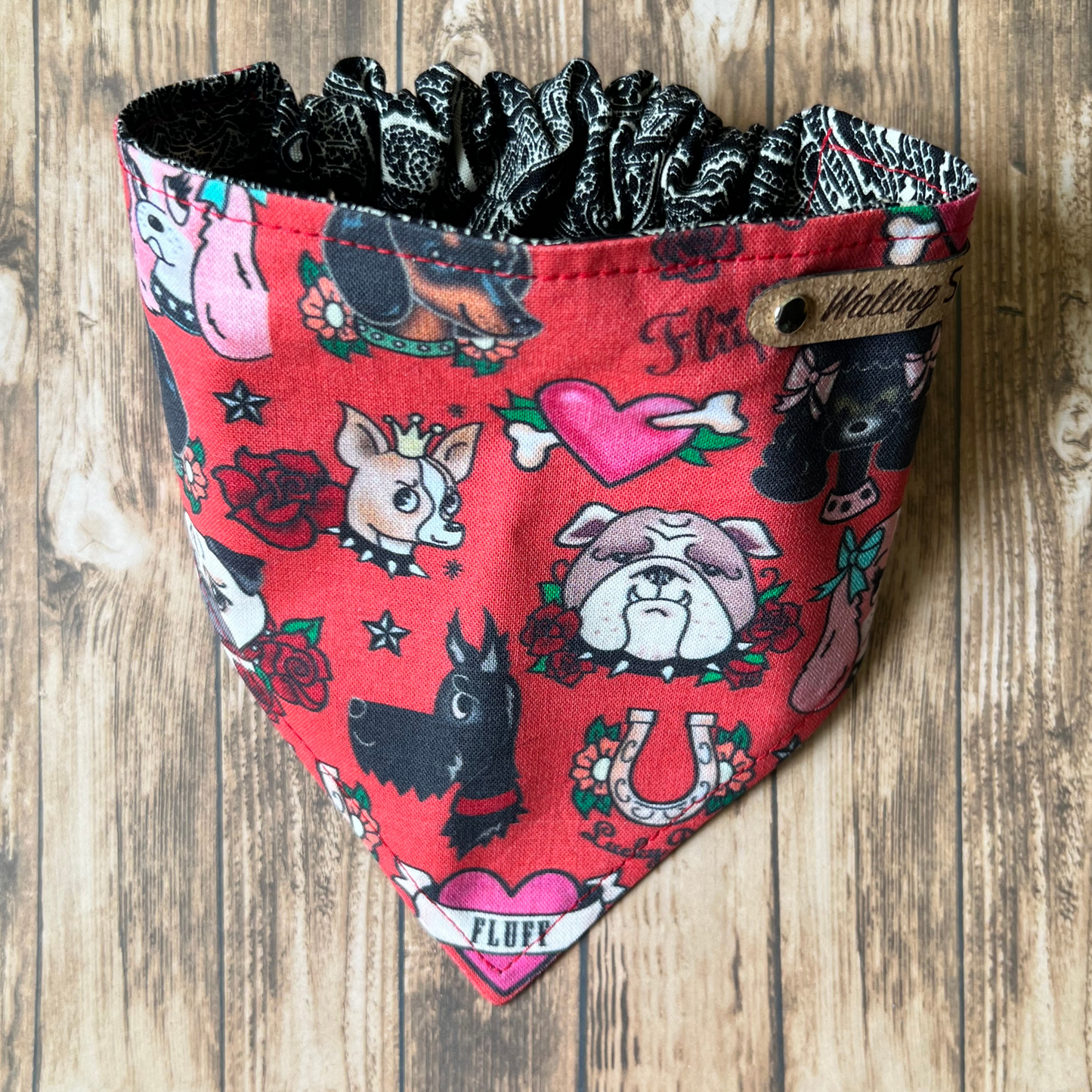 Inked Pups Pet Bandana | Scrunchie Style