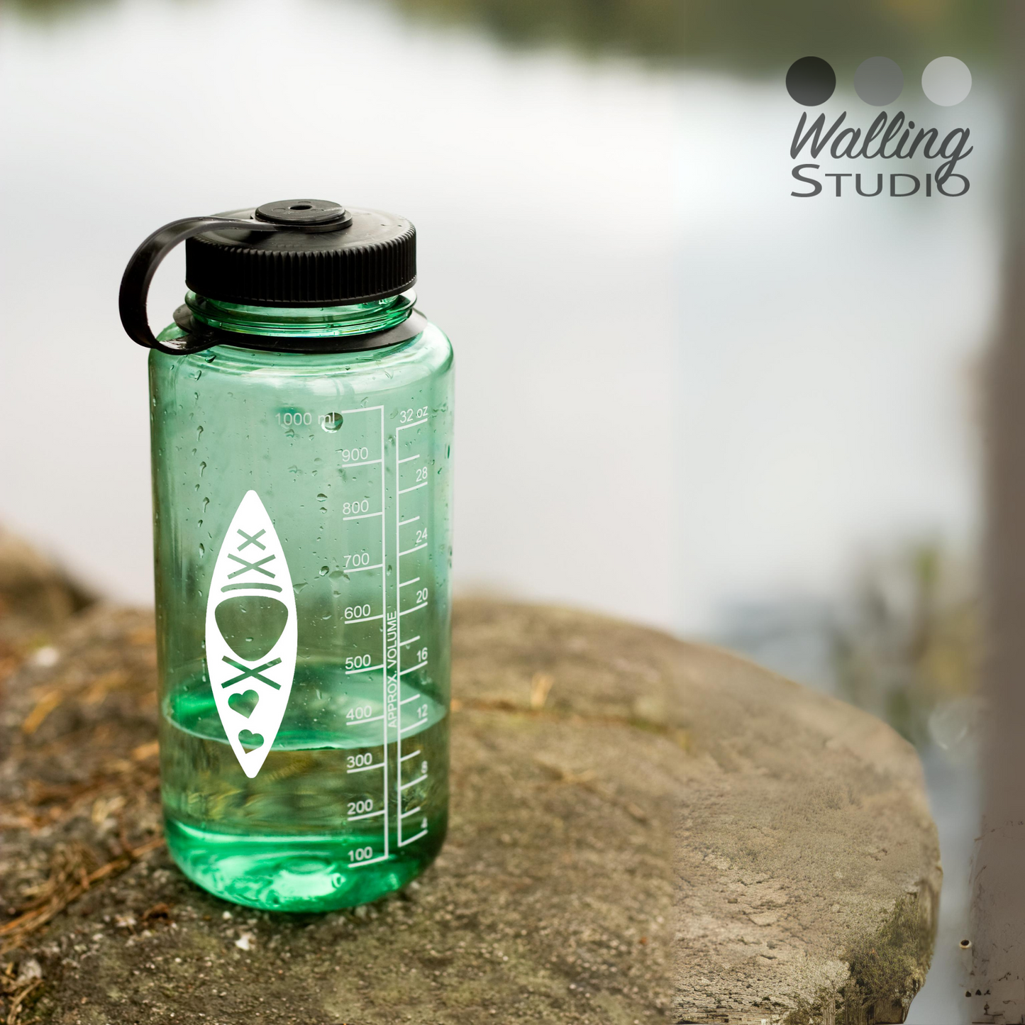 Kayak Love Decal
