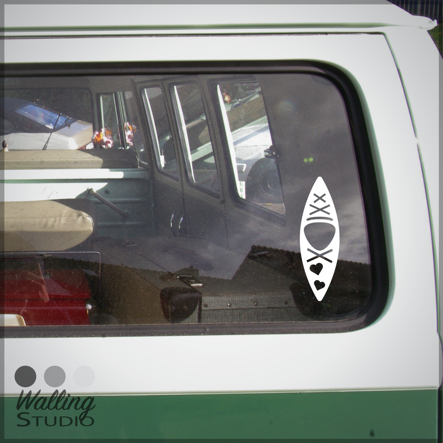 Kayak Love Decal