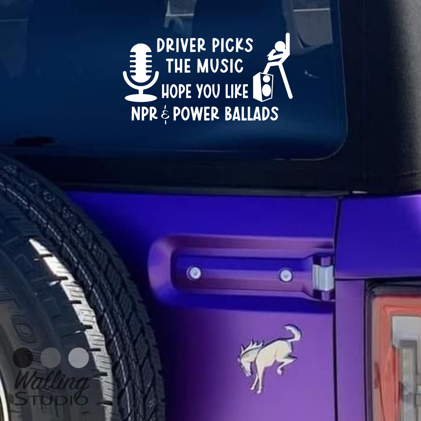 NPR and Power Ballads Decal