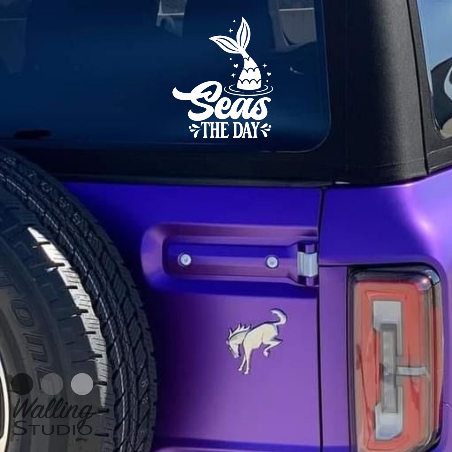 Seas the Day Mermaid Decal