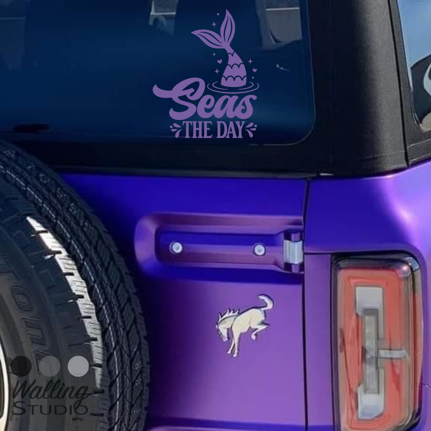 Seas the Day Mermaid Decal