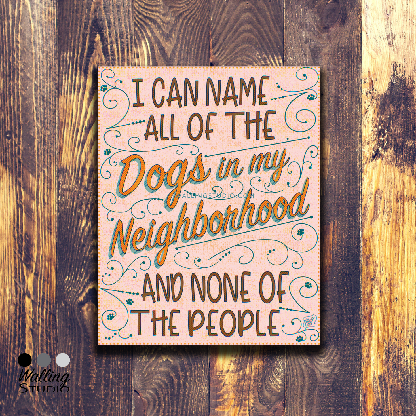 The Neighborhood Dogs Print