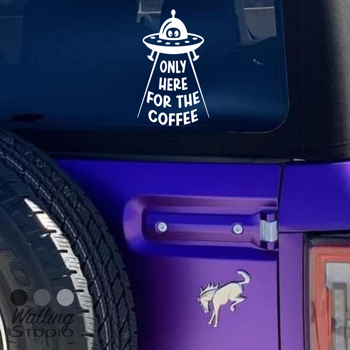 UFO Alien Here For Coffee