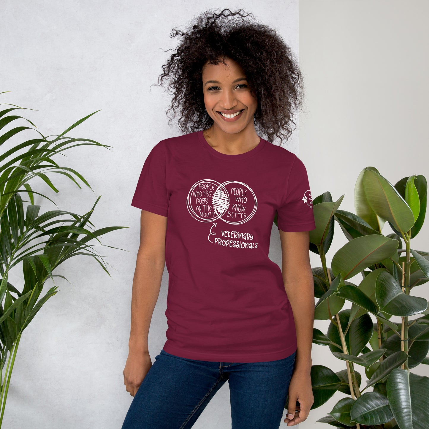 Kiss Dogs, Save Lives Unisex t-shirt