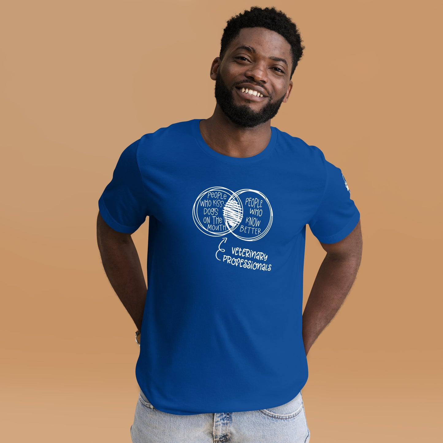 Kiss Dogs, Save Lives Unisex t-shirt