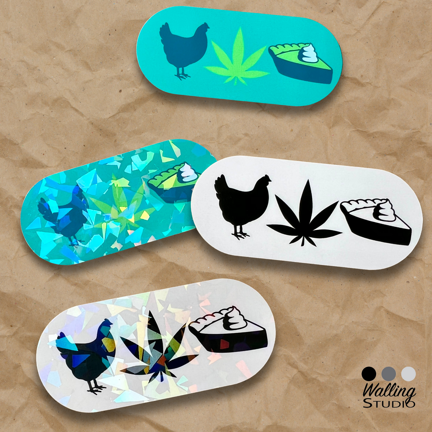 Chicken Pot Pie Die-cut Sticker
