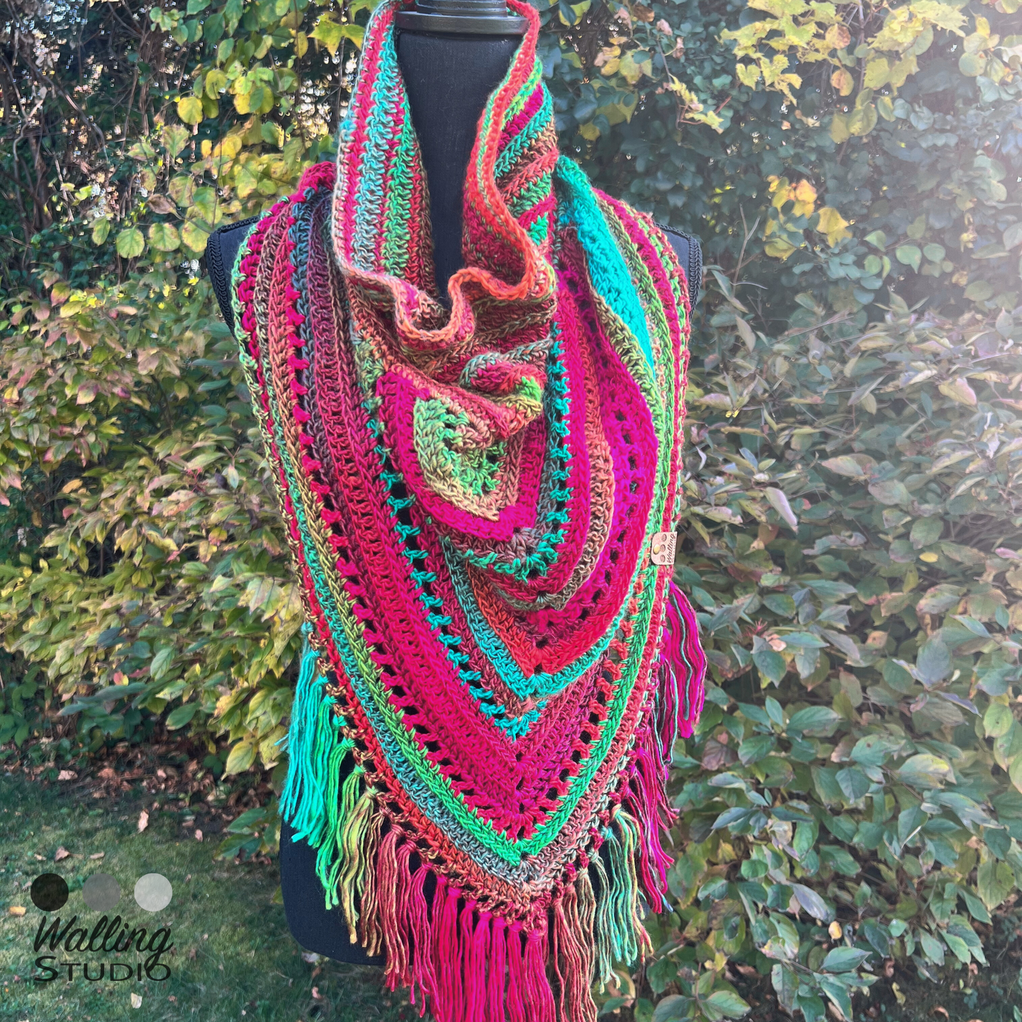 Bali Rainforest - Long Cowl Scarf