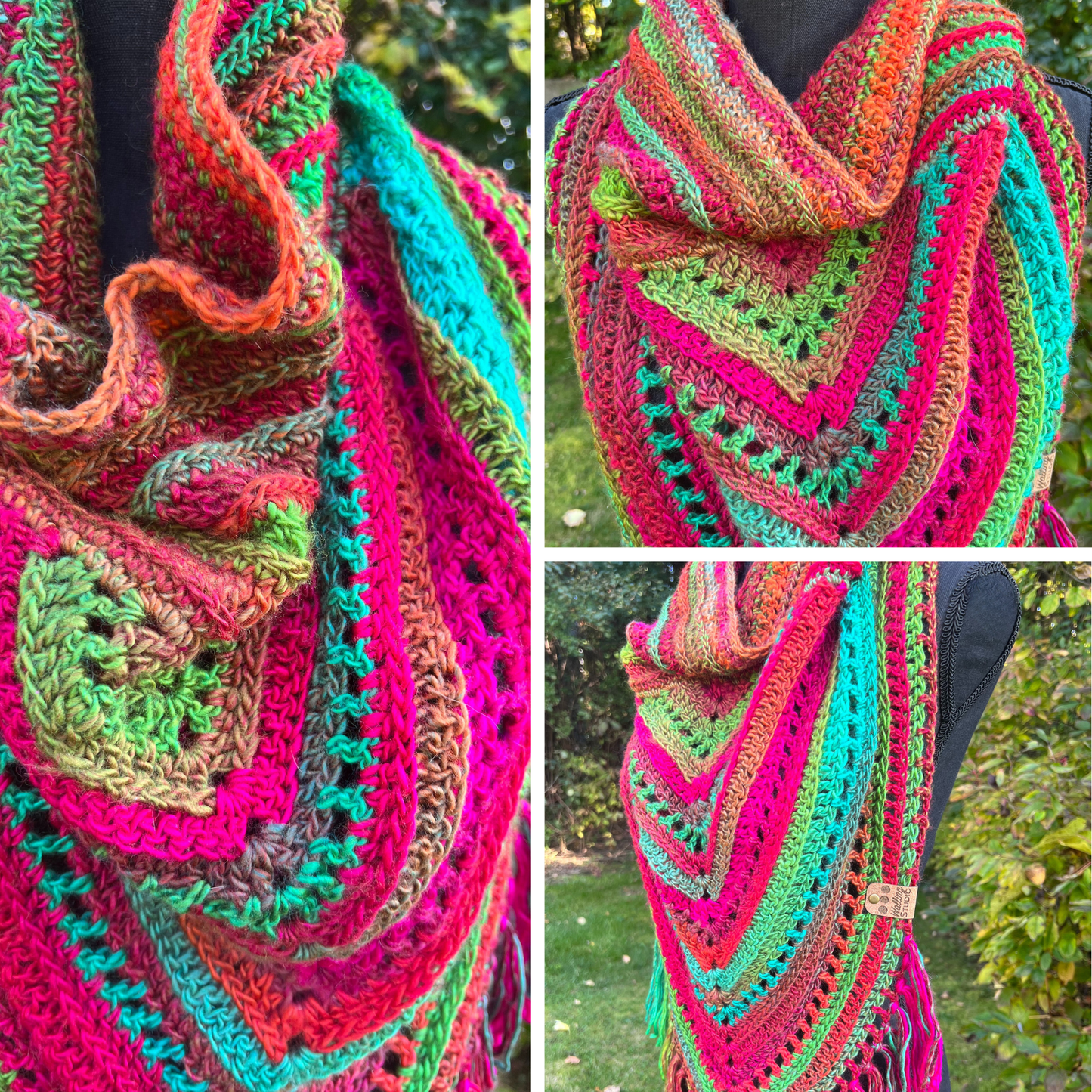 Bali Rainforest - Long Cowl Scarf