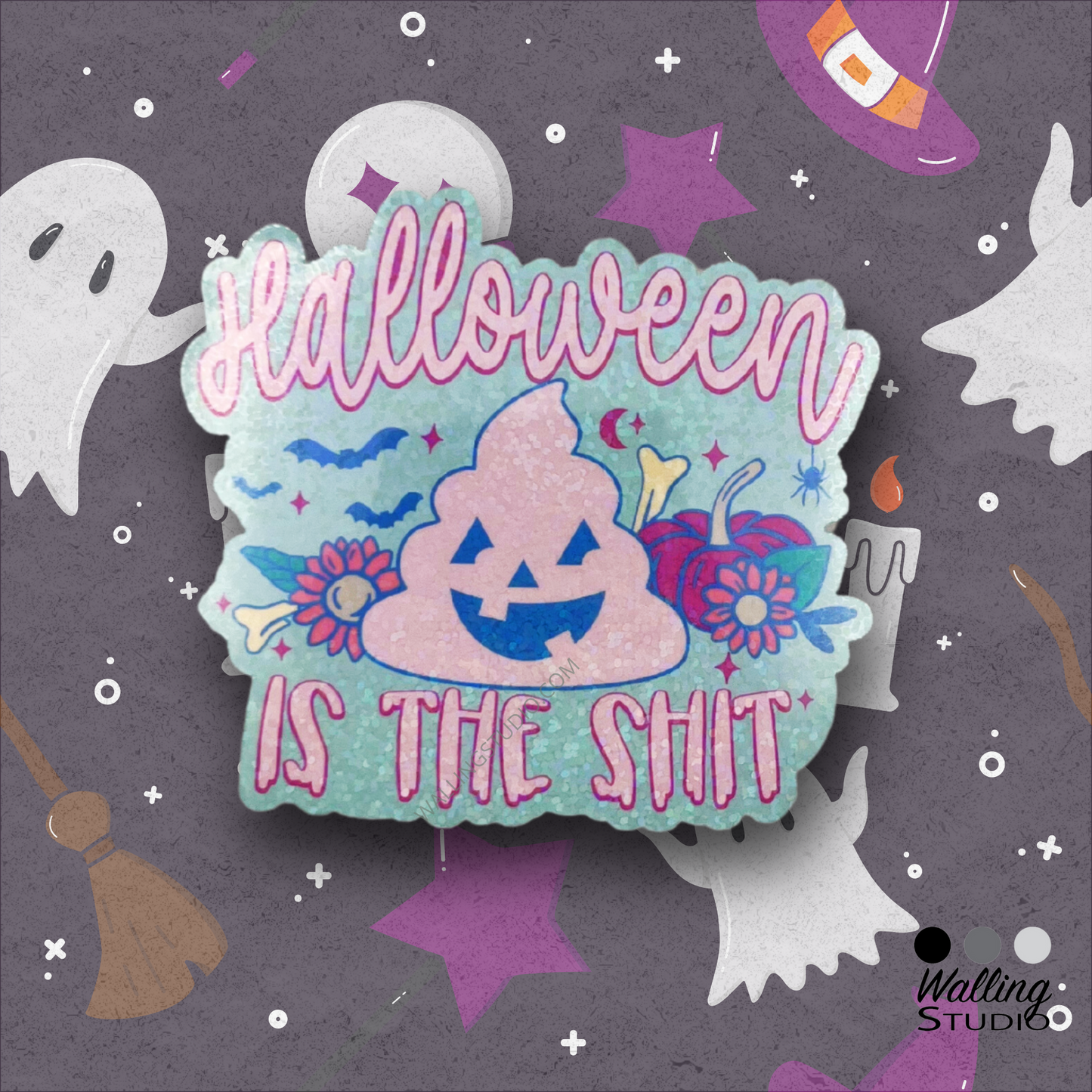 Halloween is the Poop! Sticker