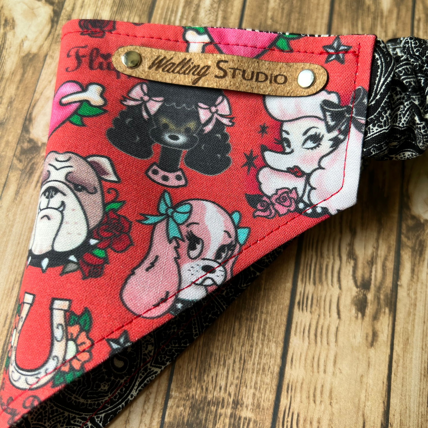 Inked Pups Pet Bandana  | Scrunchie Style