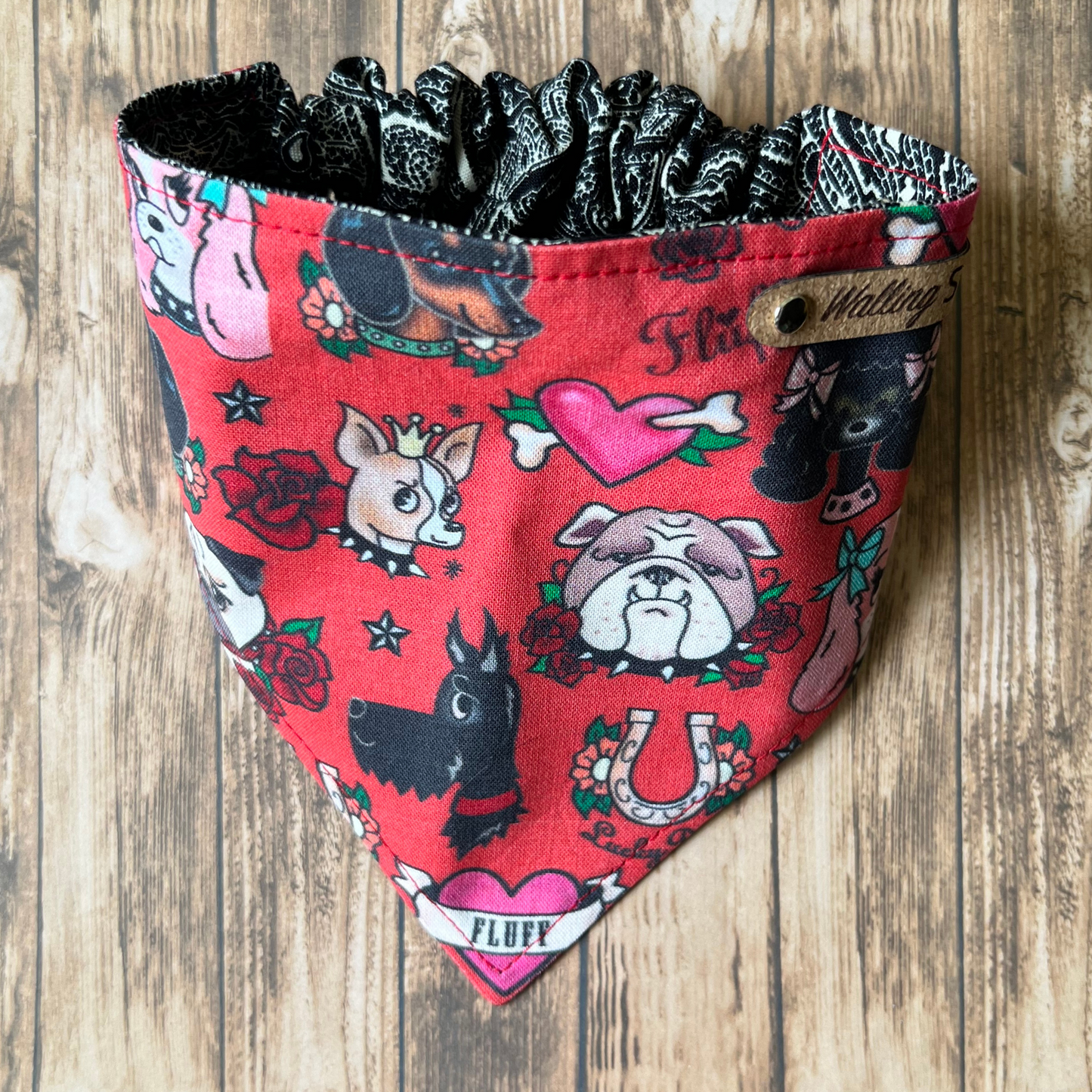 Inked Pups Pet Bandana  | Scrunchie Style