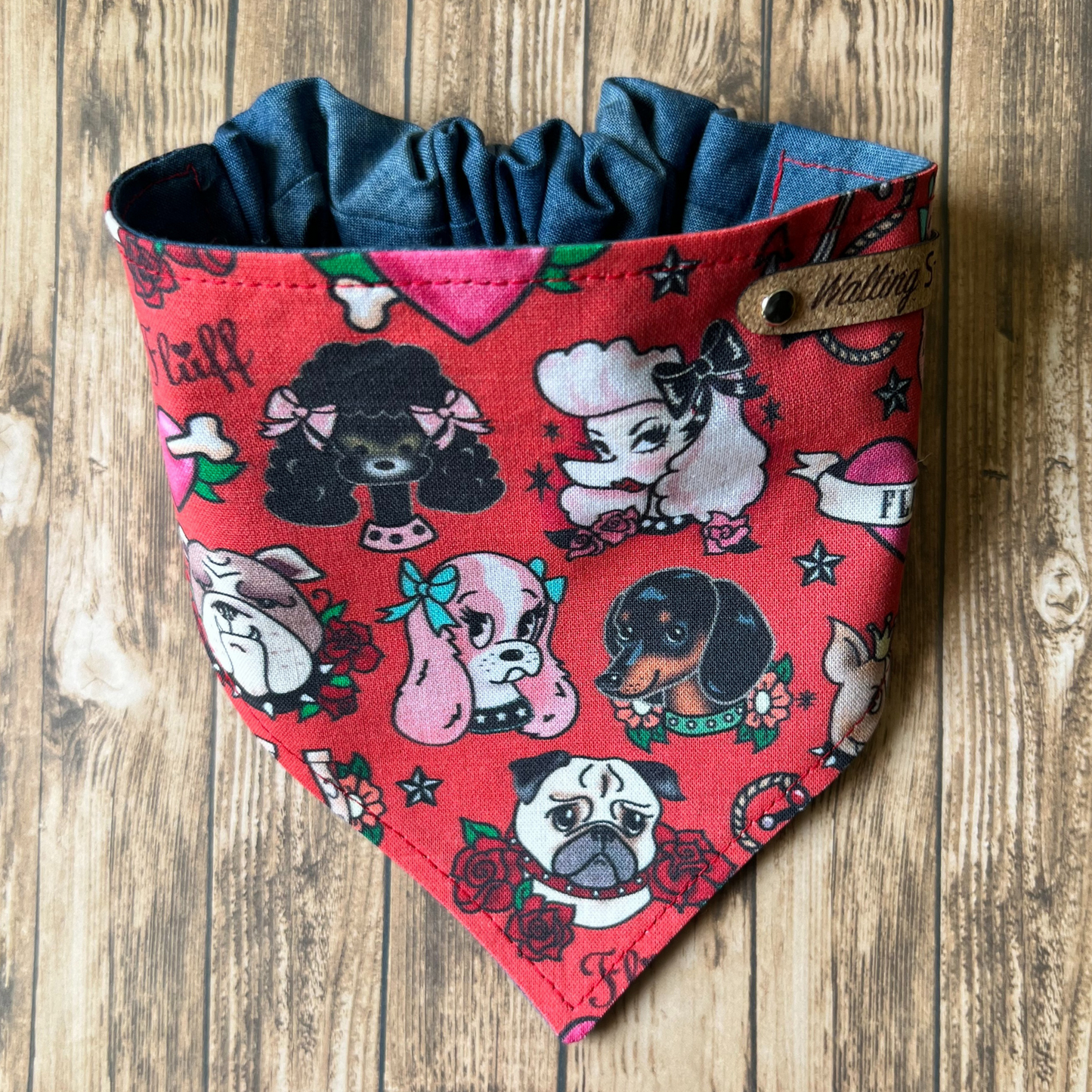 Inked Pups Pet Bandana  | Scrunchie Style