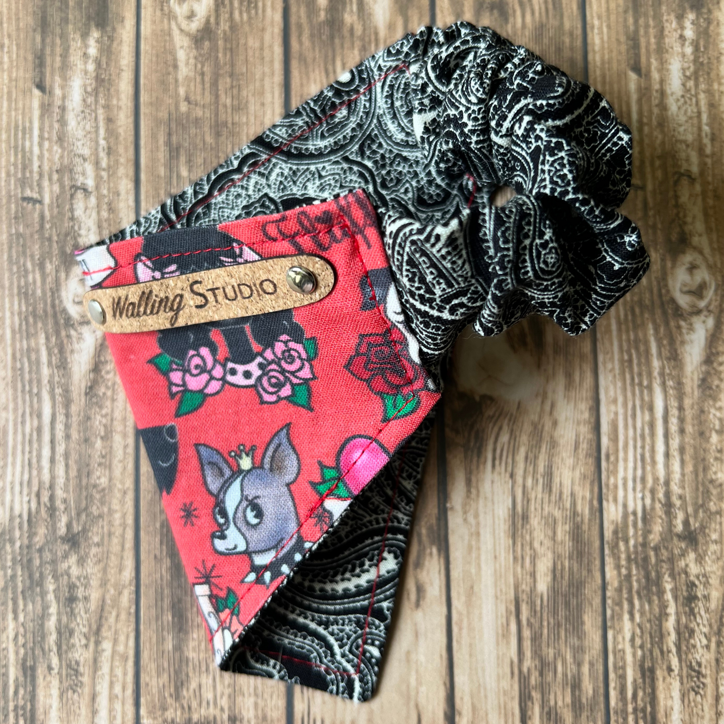 Inked Pups Pet Bandana  | Scrunchie Style