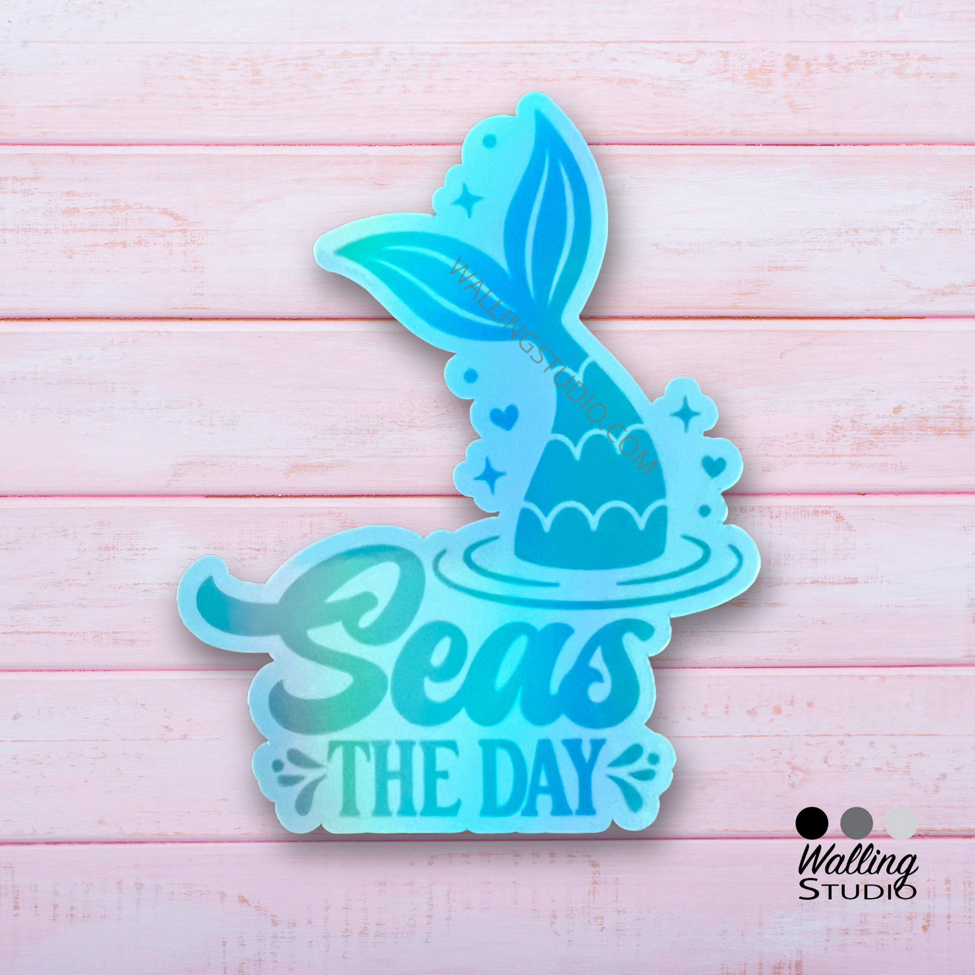 This sticker is perfect for adding a touch of magic to your favorite belongings. Stick it on your water bottle, laptop, notebook, or anywhere you desire, and let this sticker be a daily reminder to embrace life's adventures and make a splash wherever you go.