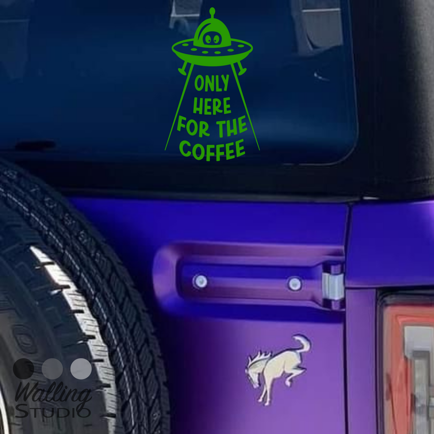 UFO Alien Here For Coffee
