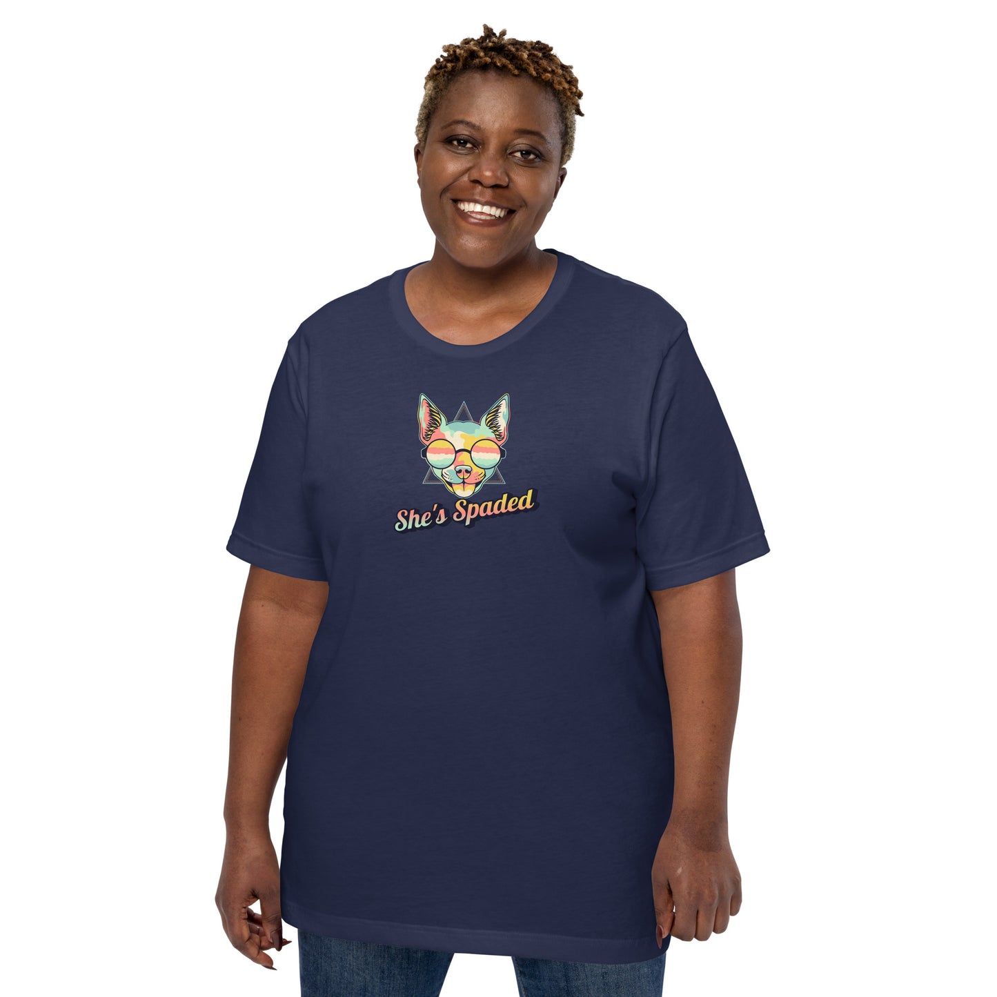 She's Spaded Spay Awareness Unisex t-shirt