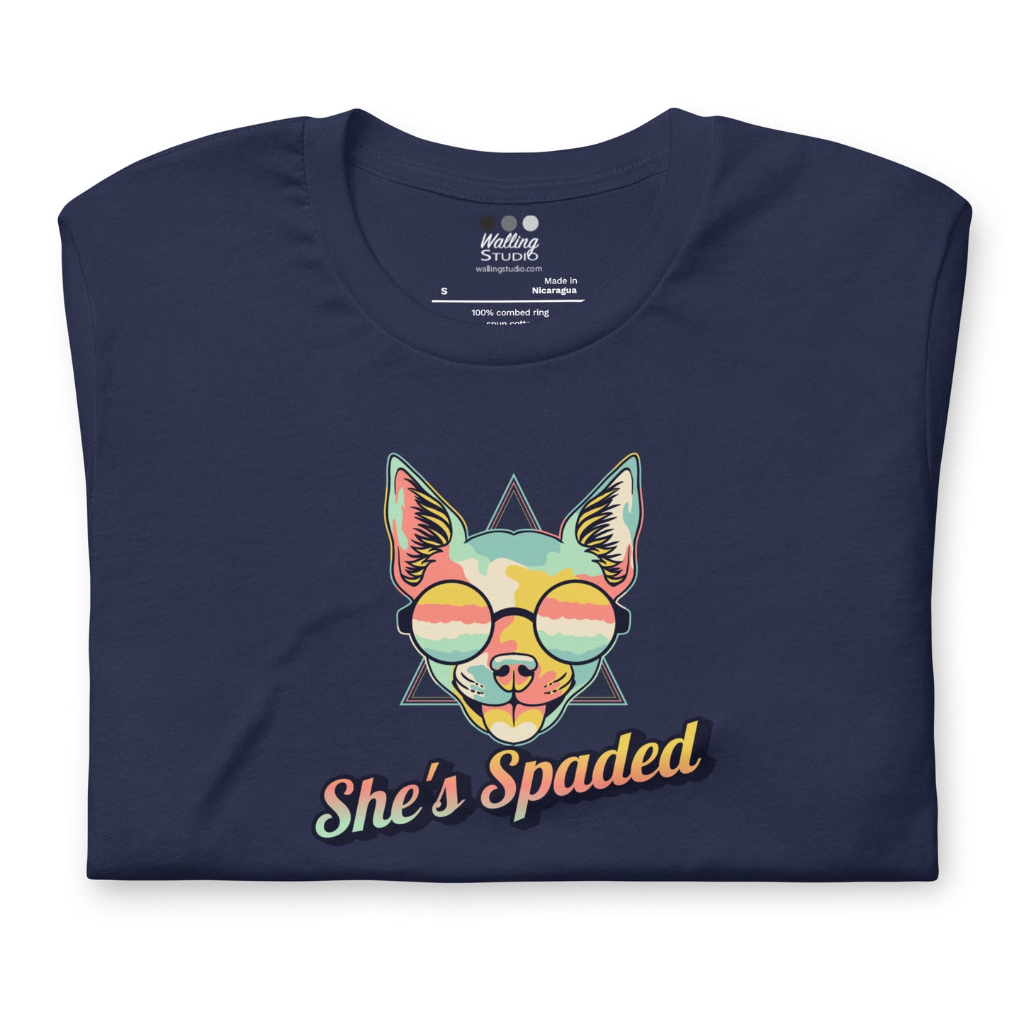 She's Spaded Chihuahua Spay Awareness Unisex t-shirt