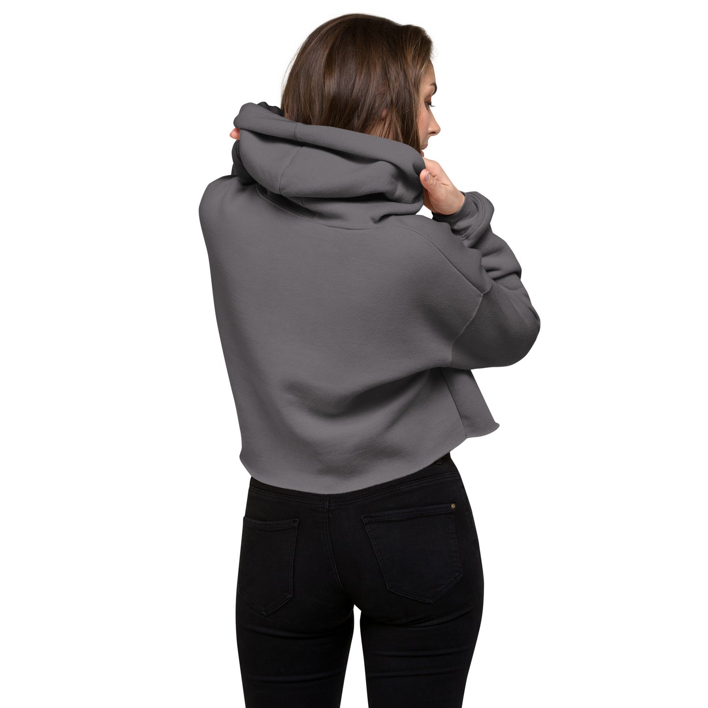 Social Graces Crop Hoodie (Black Cat)