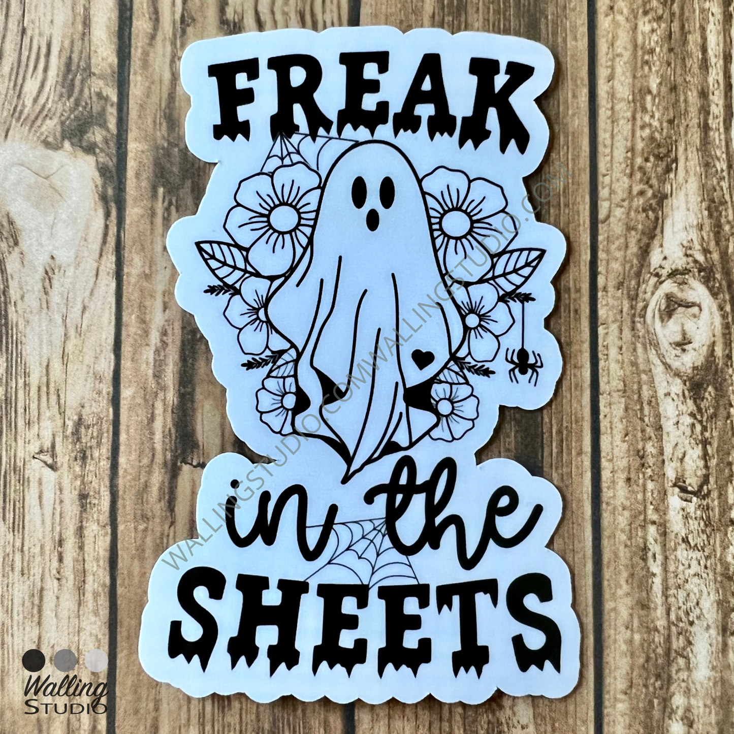 Freak in the Sheets Ghost Sticker