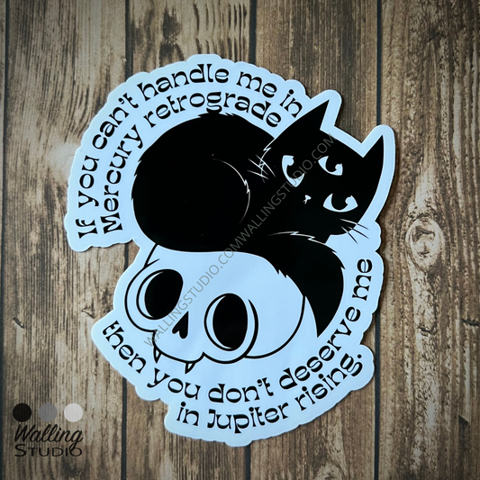 Jupiter Rising Cat Sticker