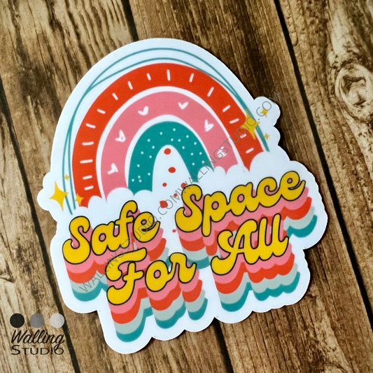 Safe Space For All Sticker